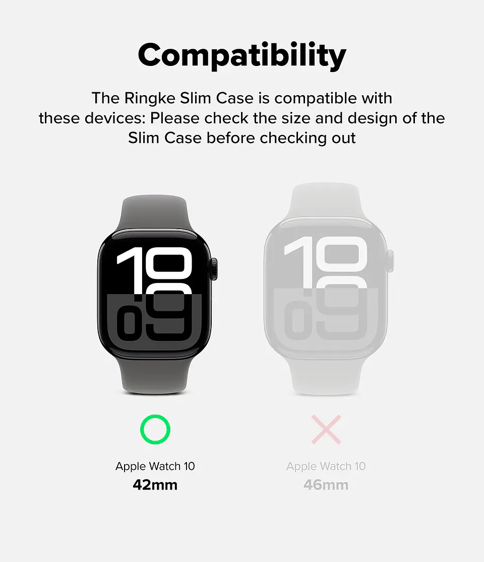 Carcasa Ringke Para Apple Watch 11 / 10 (42 / 46 mm) Pack 2 10