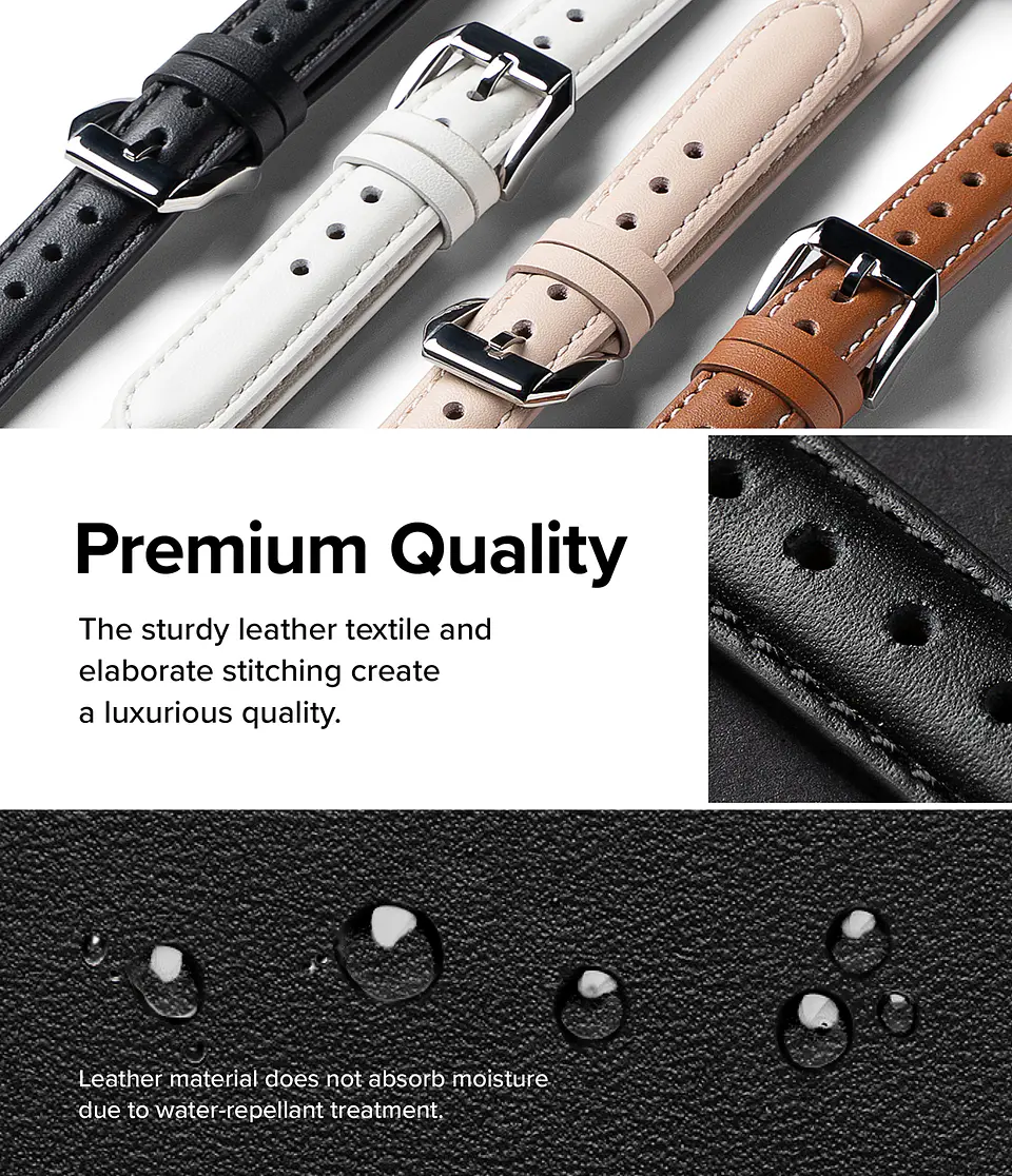 Correa Cuero Ringke Para Apple Watch 38/40/41/42mm Padded Slim  4