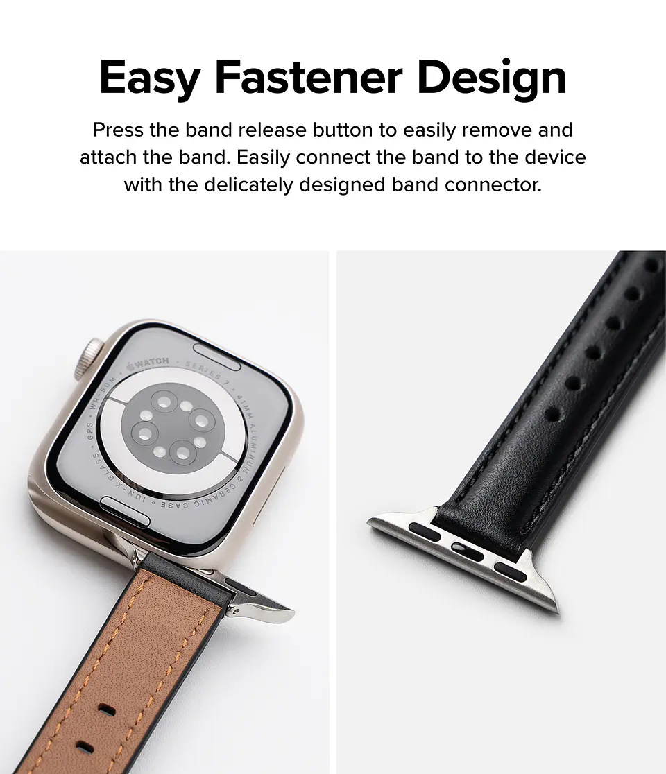 Correa Cuero Ringke Para Apple Watch 38/40/41/42mm Padded Slim  5