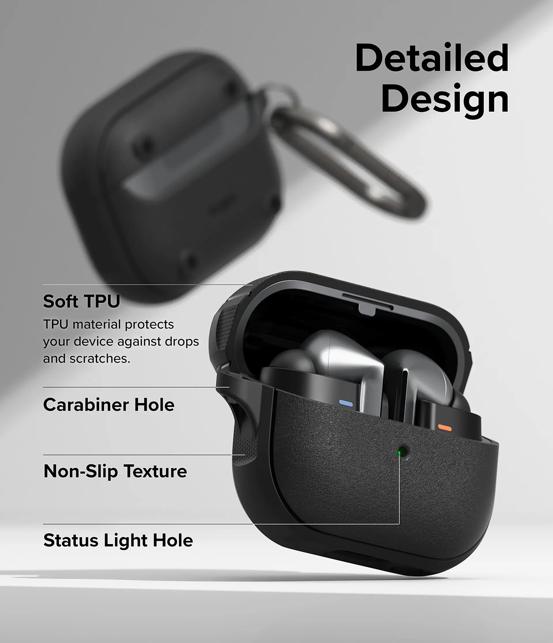 Carcasa Funda Ringke Para Buds 3 / 3 Pro Onyx Magnetic  6