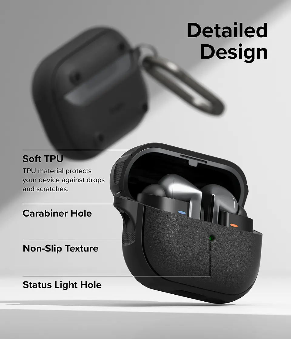 Carcasa Funda Ringke Para Buds 3 / 3 Pro Onyx Magnetic  6
