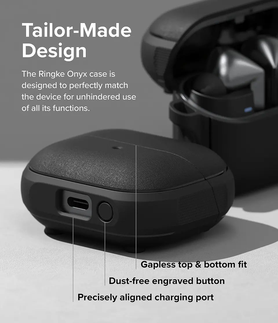 Carcasa Funda Ringke Para Buds 3 / 3 Pro Onyx Magnetic  7