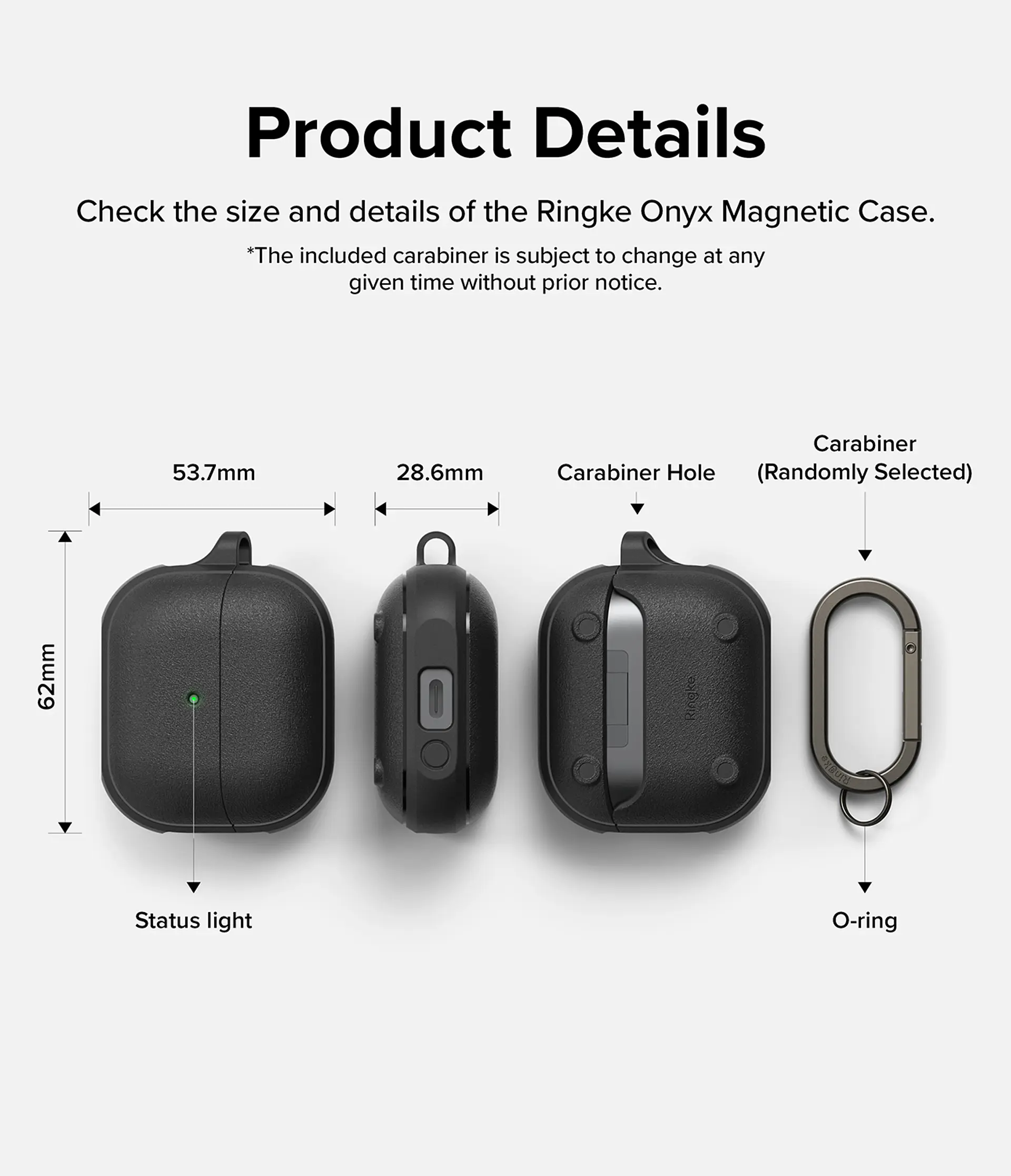 Carcasa Funda Ringke Para Buds 3 / 3 Pro Onyx Magnetic  12