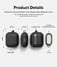 Carcasa Funda Ringke Para Buds 3 / 3 Pro Onyx Magnetic  - Miniatura 12