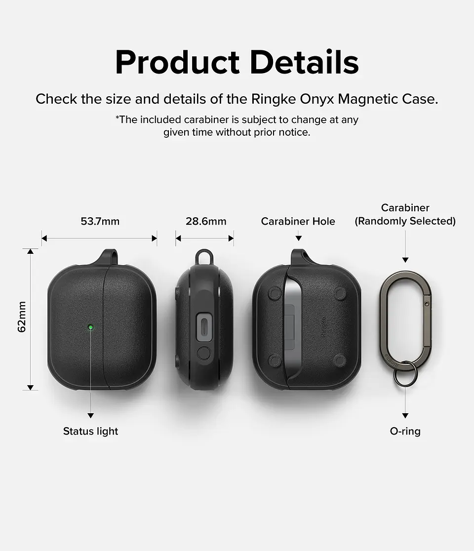 Carcasa Funda Ringke Para Buds 3 / 3 Pro Onyx Magnetic  12