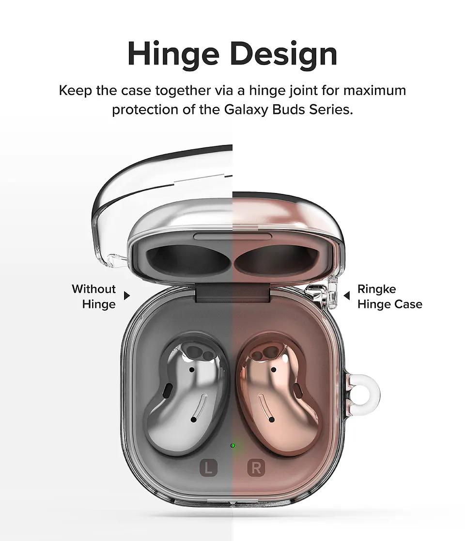 Carcasa Funda Ringke Para Buds Live / Pro / 2 / 2 Pro / FE Hinge  3