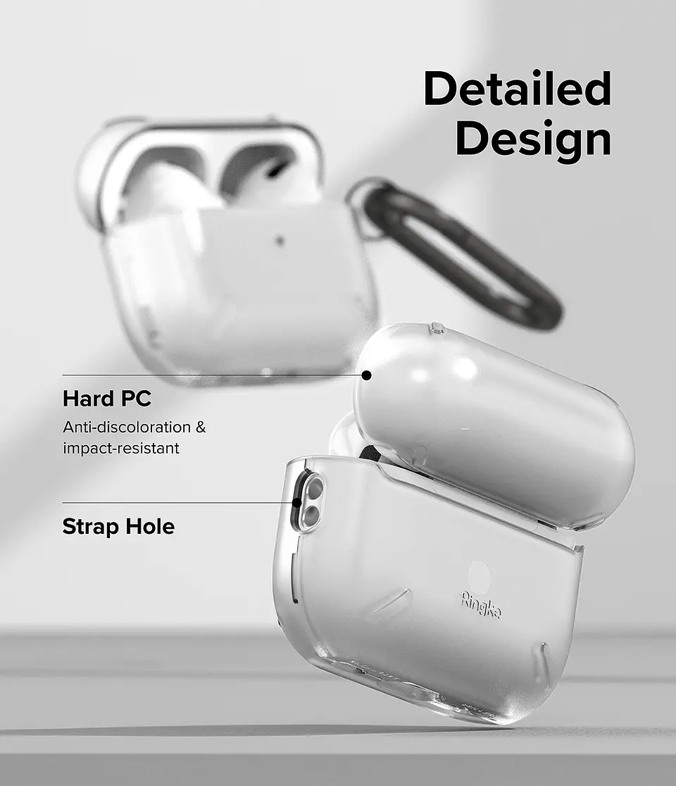 Carcasa Funda Ringke Para AirPods Pro 2 lanyard  5