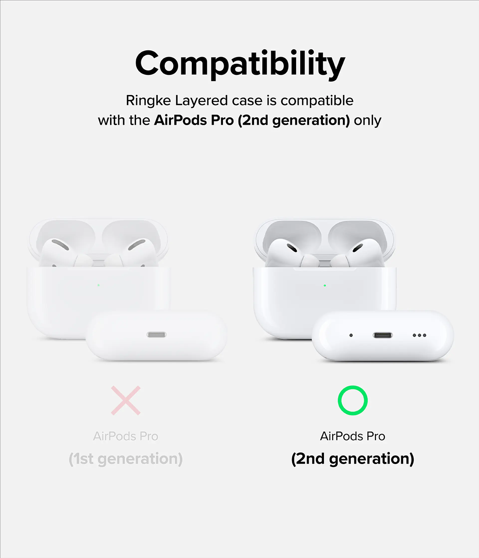 Carcasa Funda Ringke Para AirPods Pro 2 lanyard  10