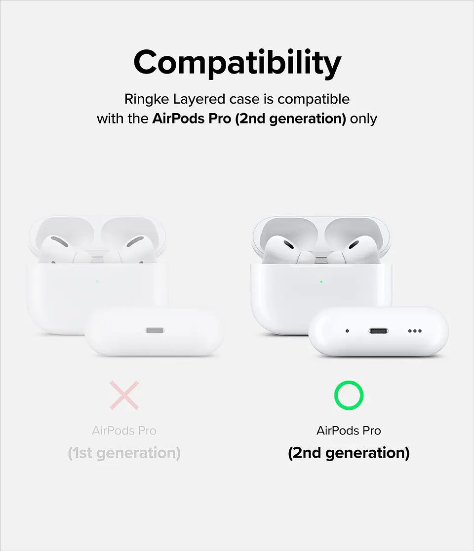 Carcasa Funda Ringke Para AirPods Pro 2 lanyard  10