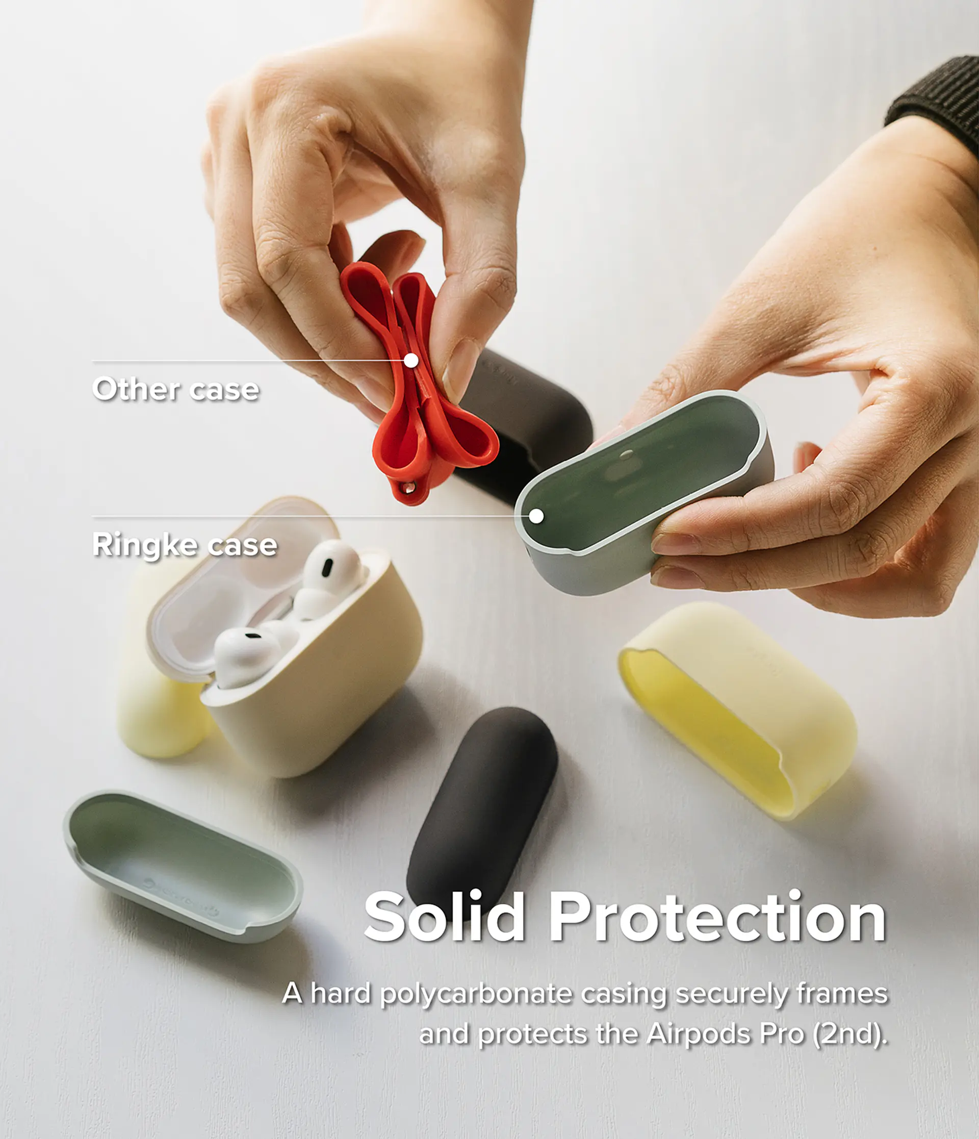Carcasa Funda Ringke Para AirPods Pro 2 Silicona 4