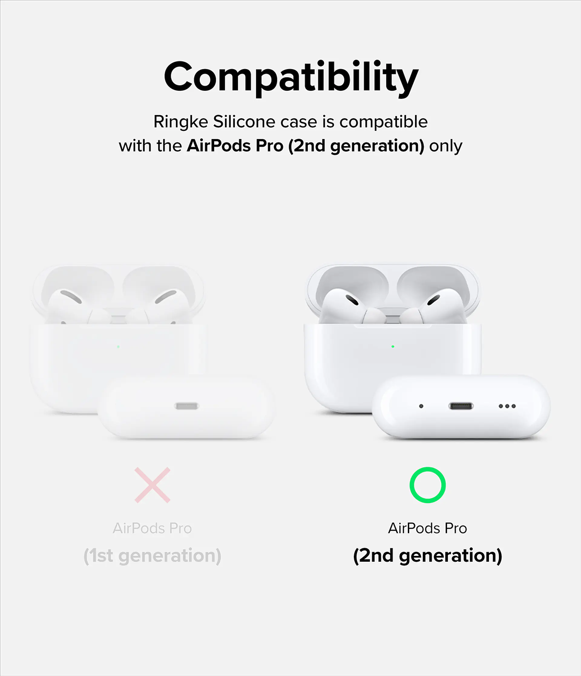 Carcasa Funda Ringke Para AirPods Pro 2 Silicona 10