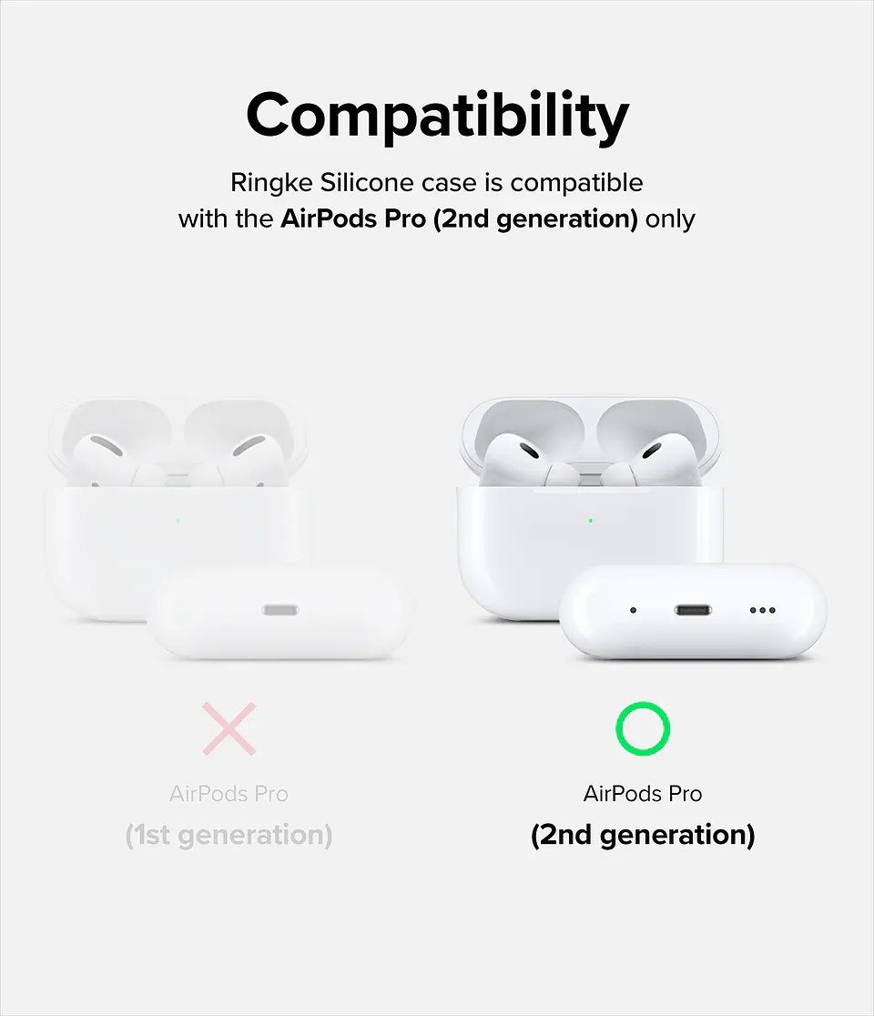 Carcasa Funda Ringke Para AirPods Pro 2 Silicona 10