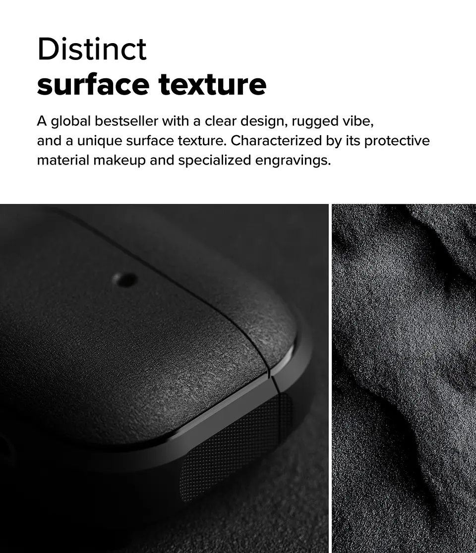 Carcasa Funda Ringke Para AirPods 4 Onyx Magnetic  3