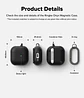 Carcasa Funda Ringke Para AirPods 4 Onyx Magnetic  - Miniatura 11