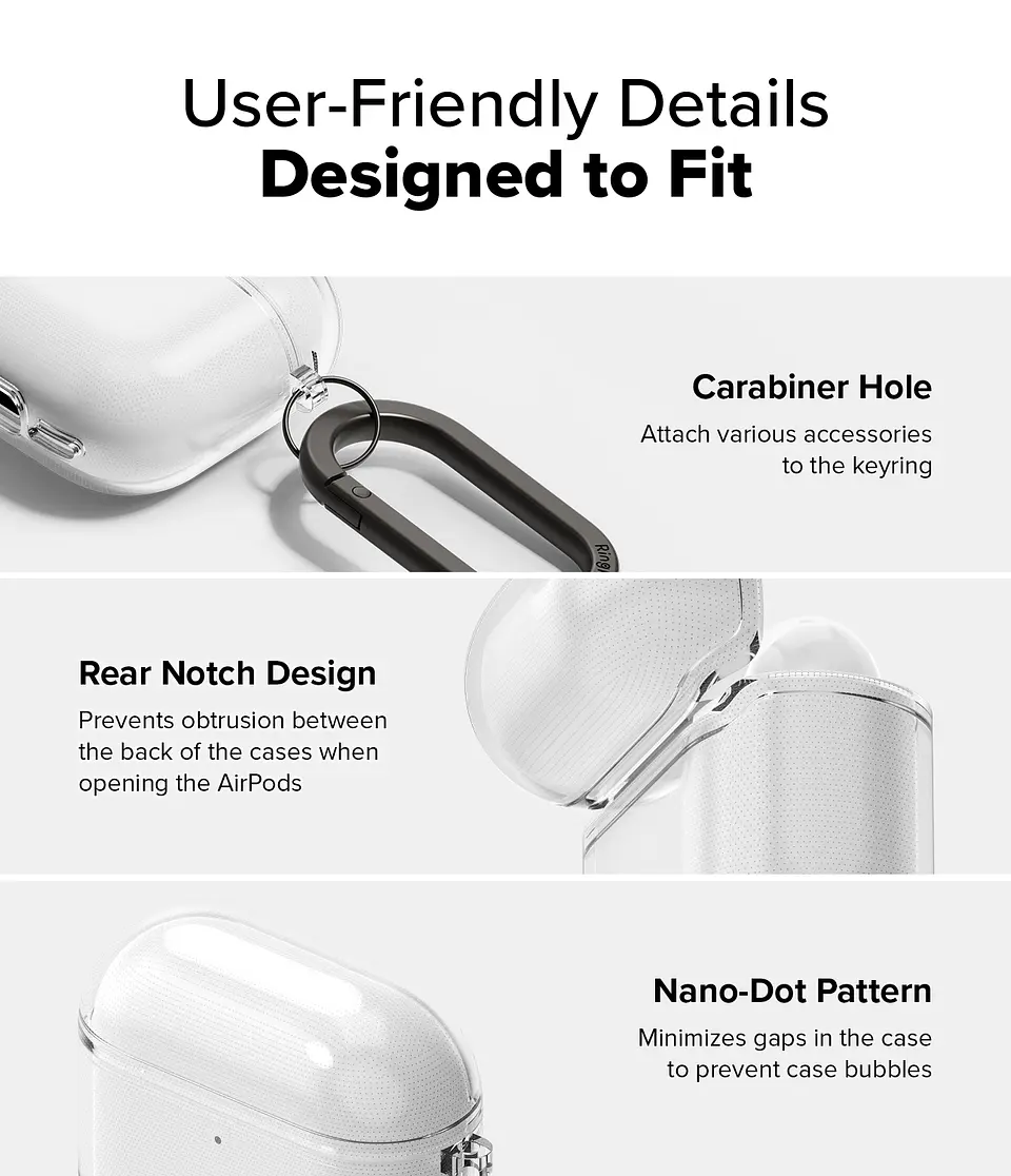 Carcasa Funda Ringke Para AirPods 4 Air 7