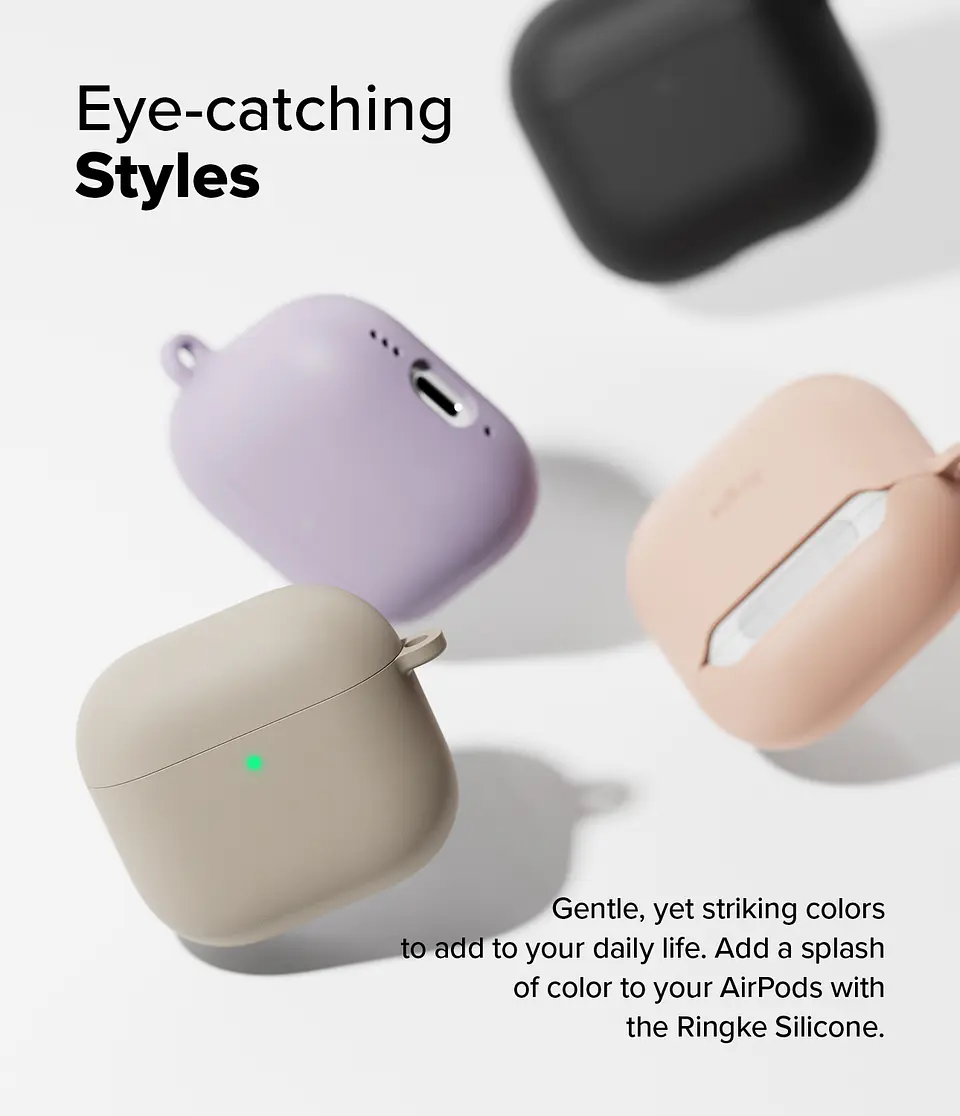 Carcasa Funda Ringke Para AirPods 4 Silicone 2