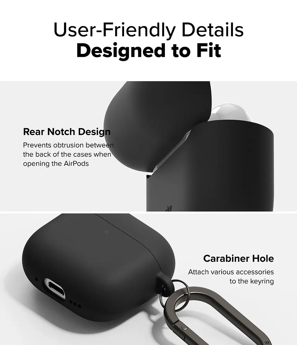 Carcasa Funda Ringke Para AirPods 4 Silicone 7