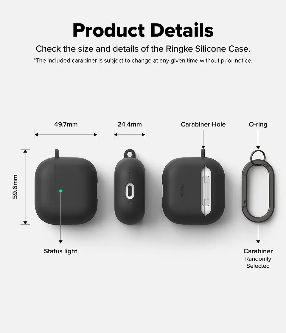 Carcasa Funda Ringke Para AirPods 4 Silicone 11