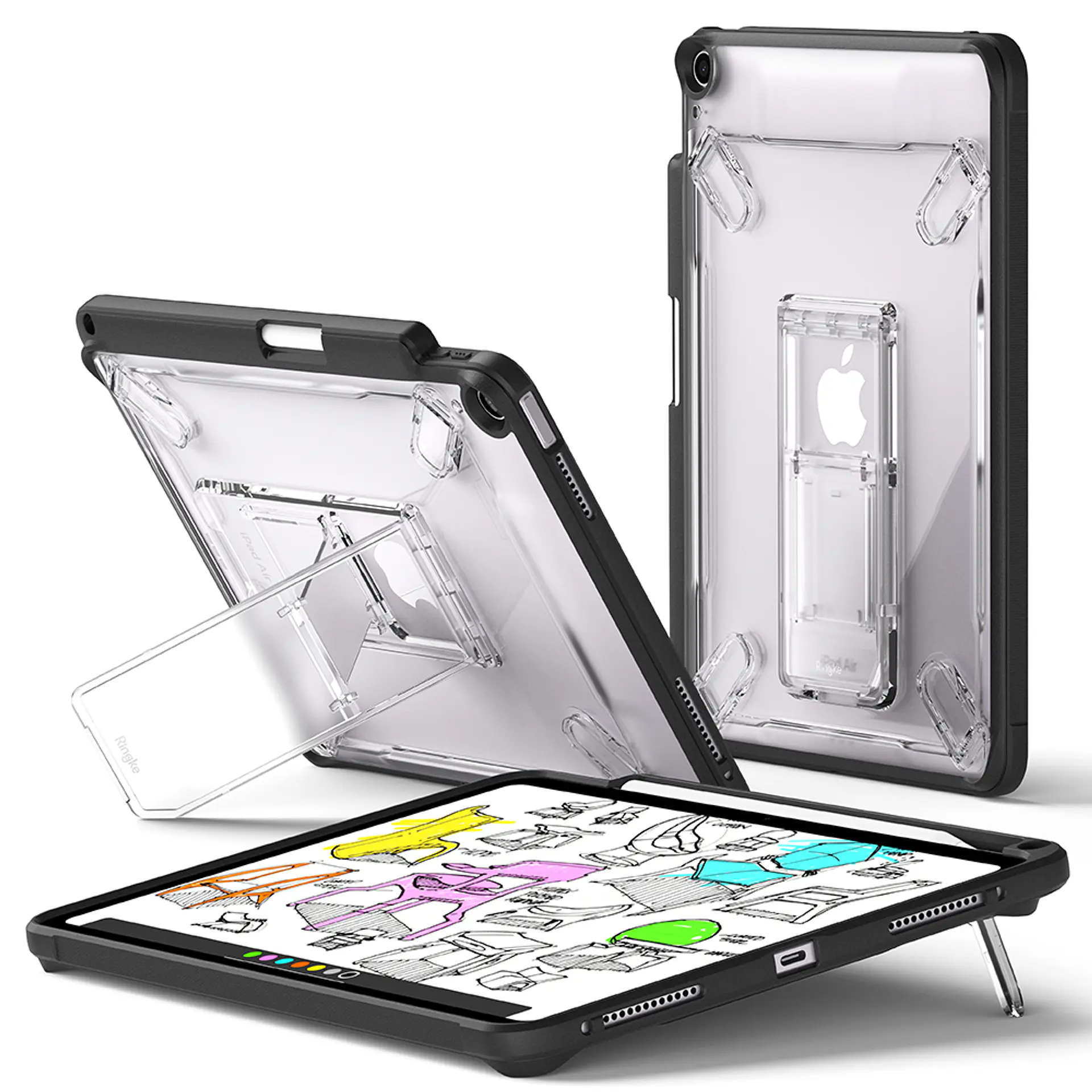 Funda Protectora Ringke Para iPad Con Soporte 12