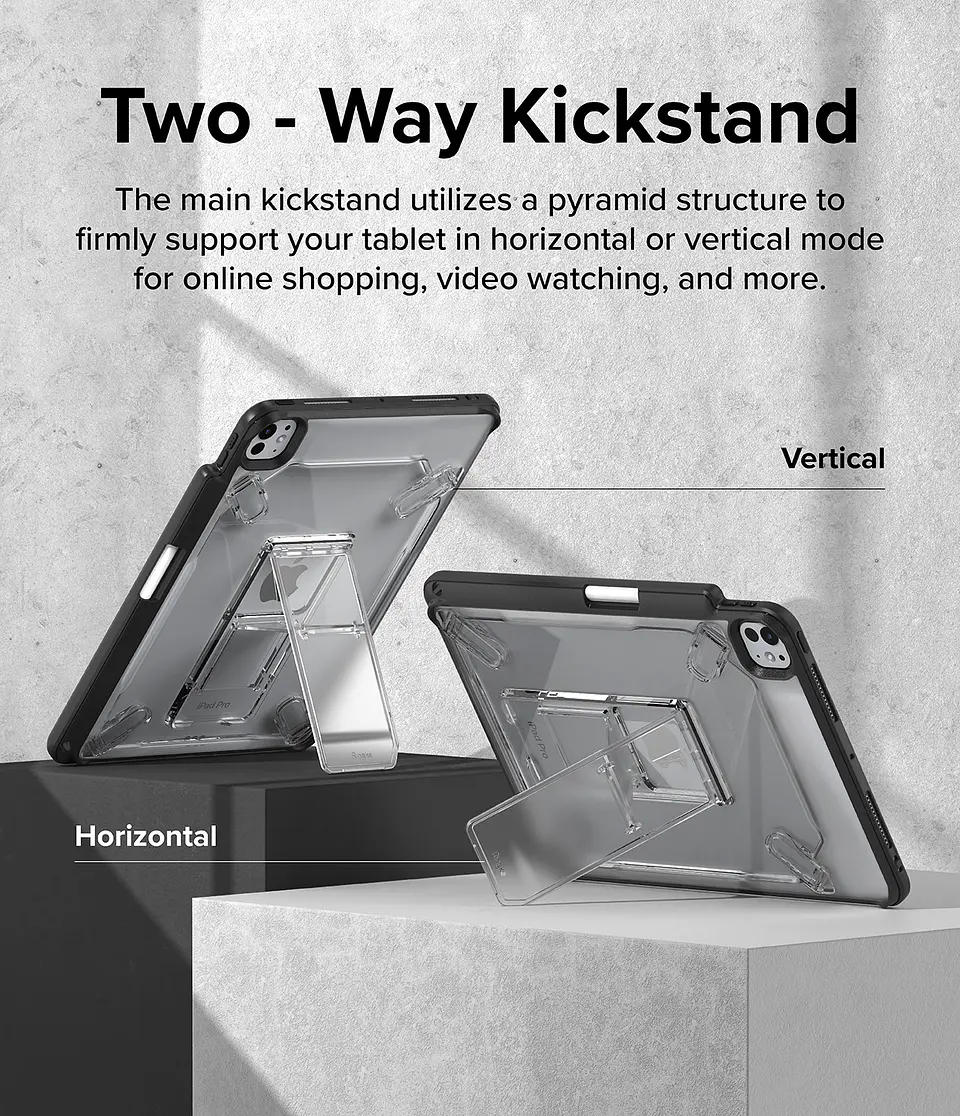 Funda Protectora Ringke Para iPad Con Soporte 4