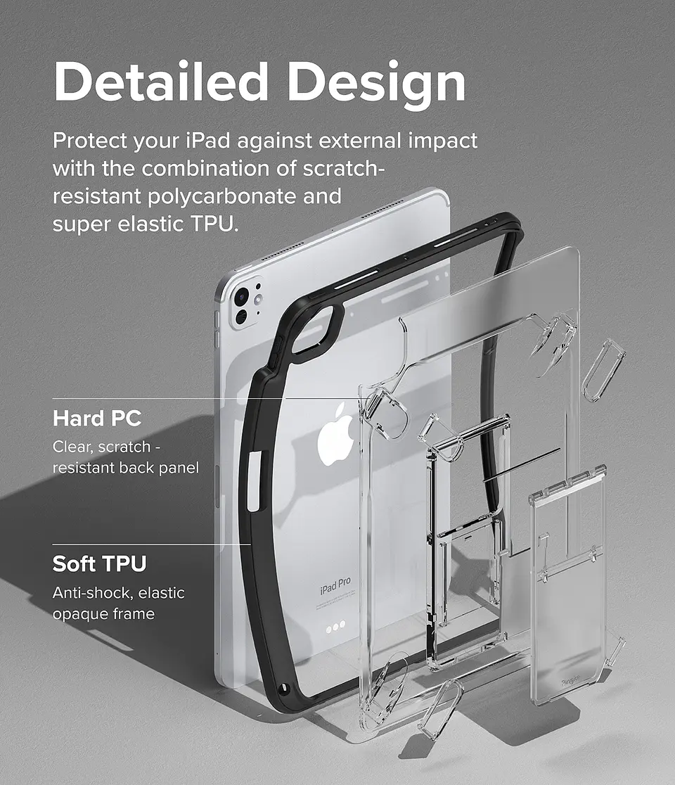 Funda Protectora Ringke Para iPad Con Soporte 2