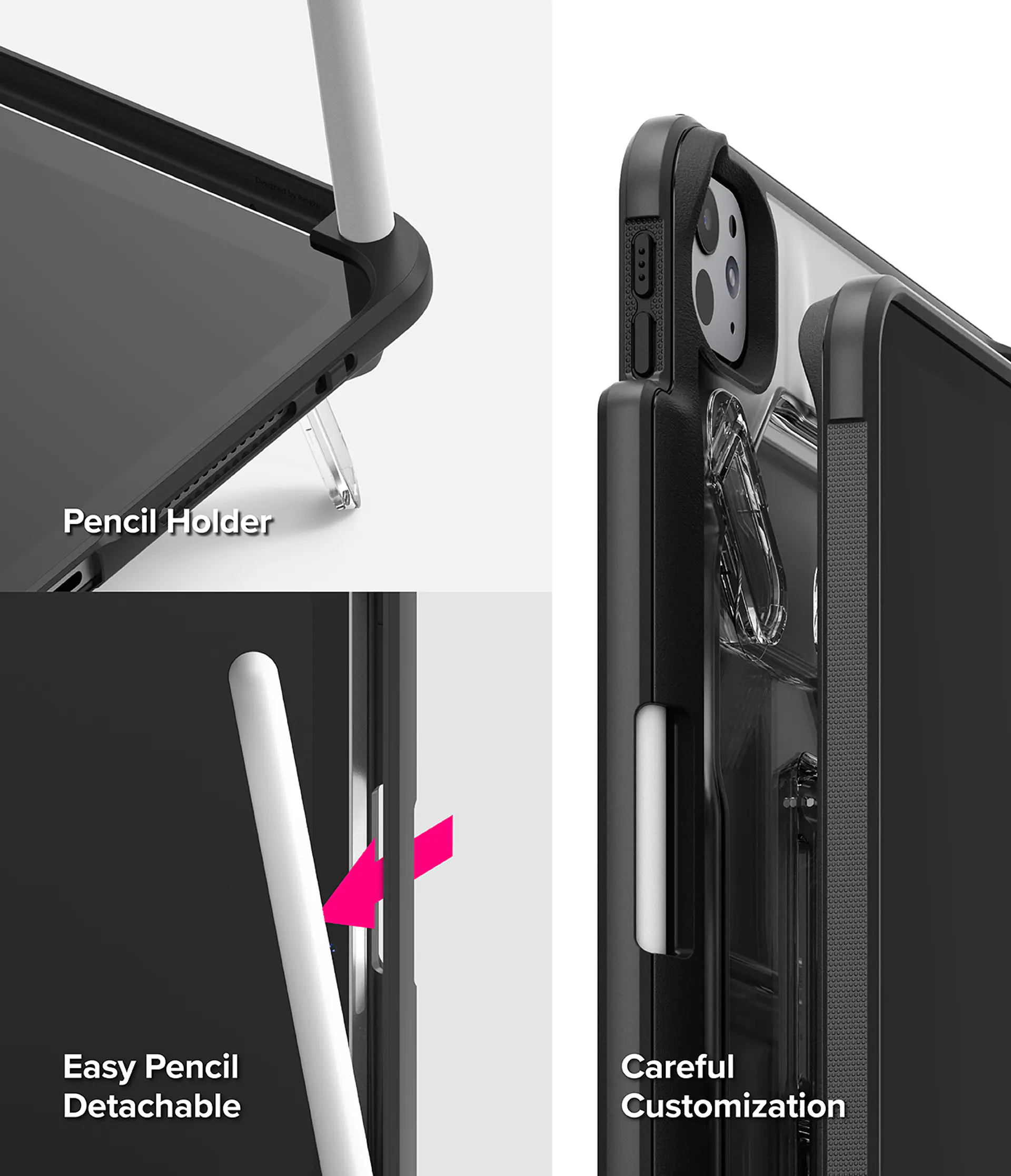 Funda Protectora Ringke Para iPad Con Soporte 6