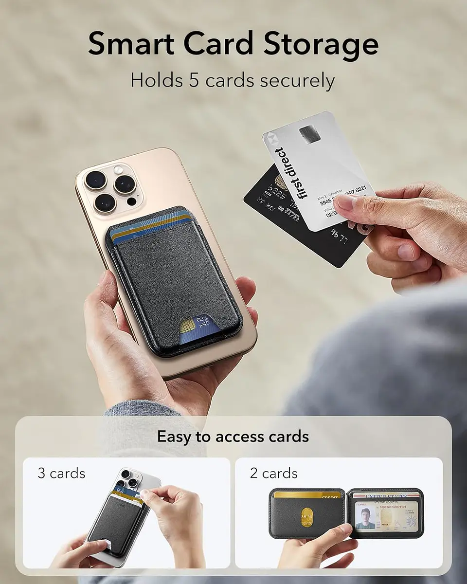 Billetera Tarjetero Magnética ESR Para iPhone Stand Wallet 6