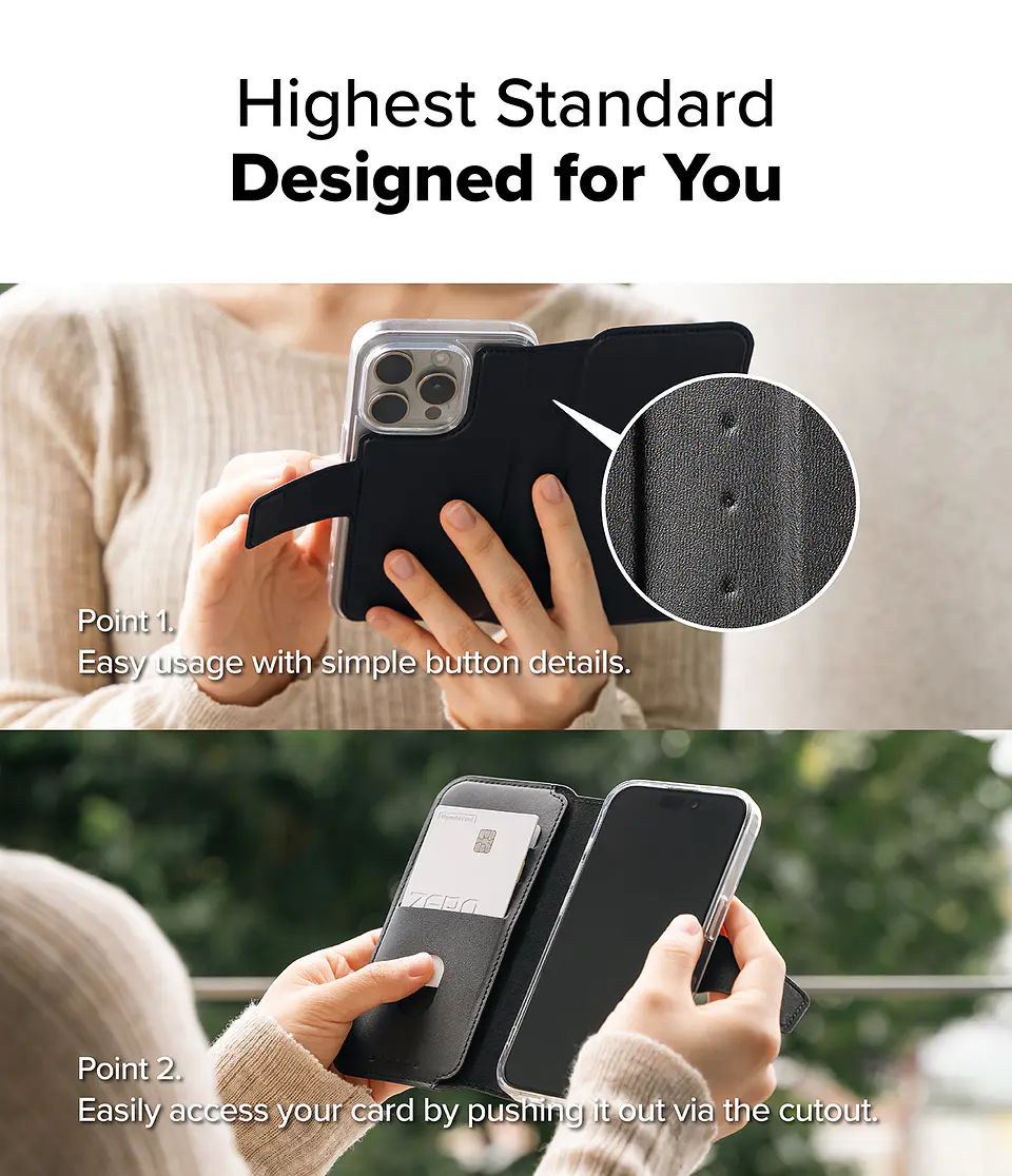Billetera Ringke Magnética Para iPhone 17 / 16 / 15  6