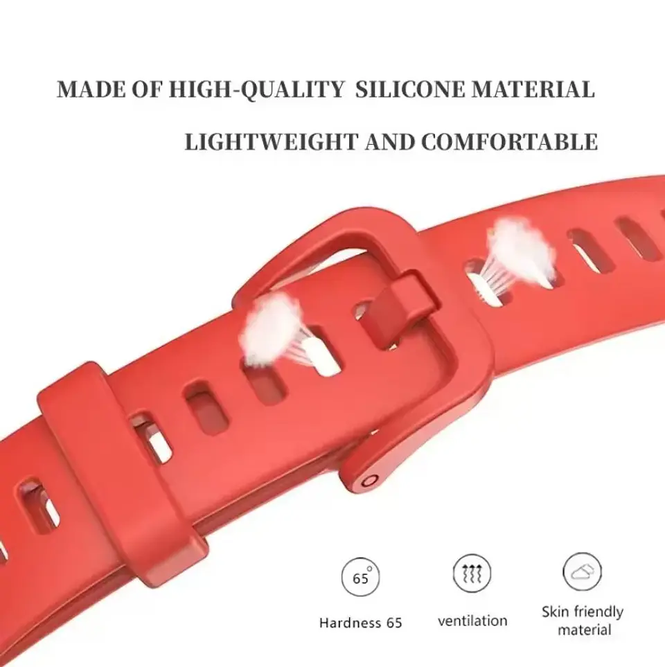 Correa Silicona Para Huawei Band 10 NFC, Band 9 NFC y Band 8 NFC 2