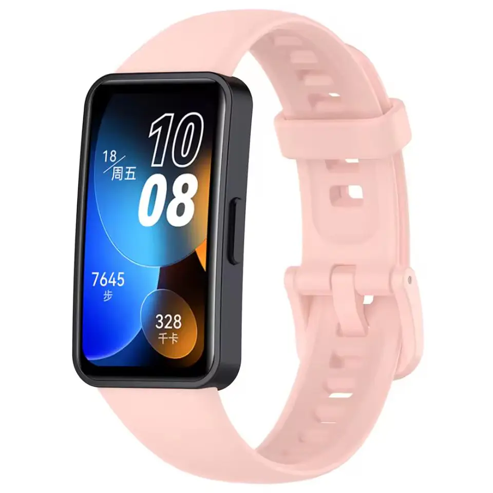 Correa Silicona Para Huawei Band 10 NFC, Band 9 NFC y Band 8 NFC 11