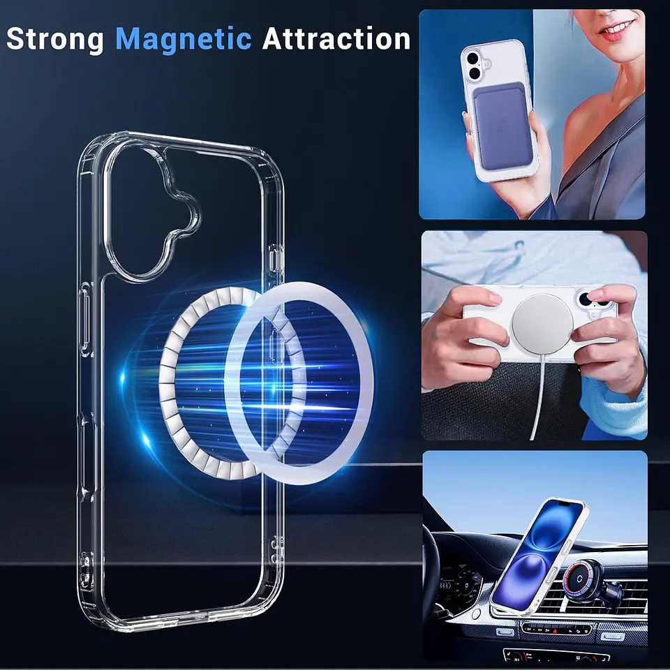 Carcasa Para iPhone 16 Plus Magnetica Anti Golpes 3