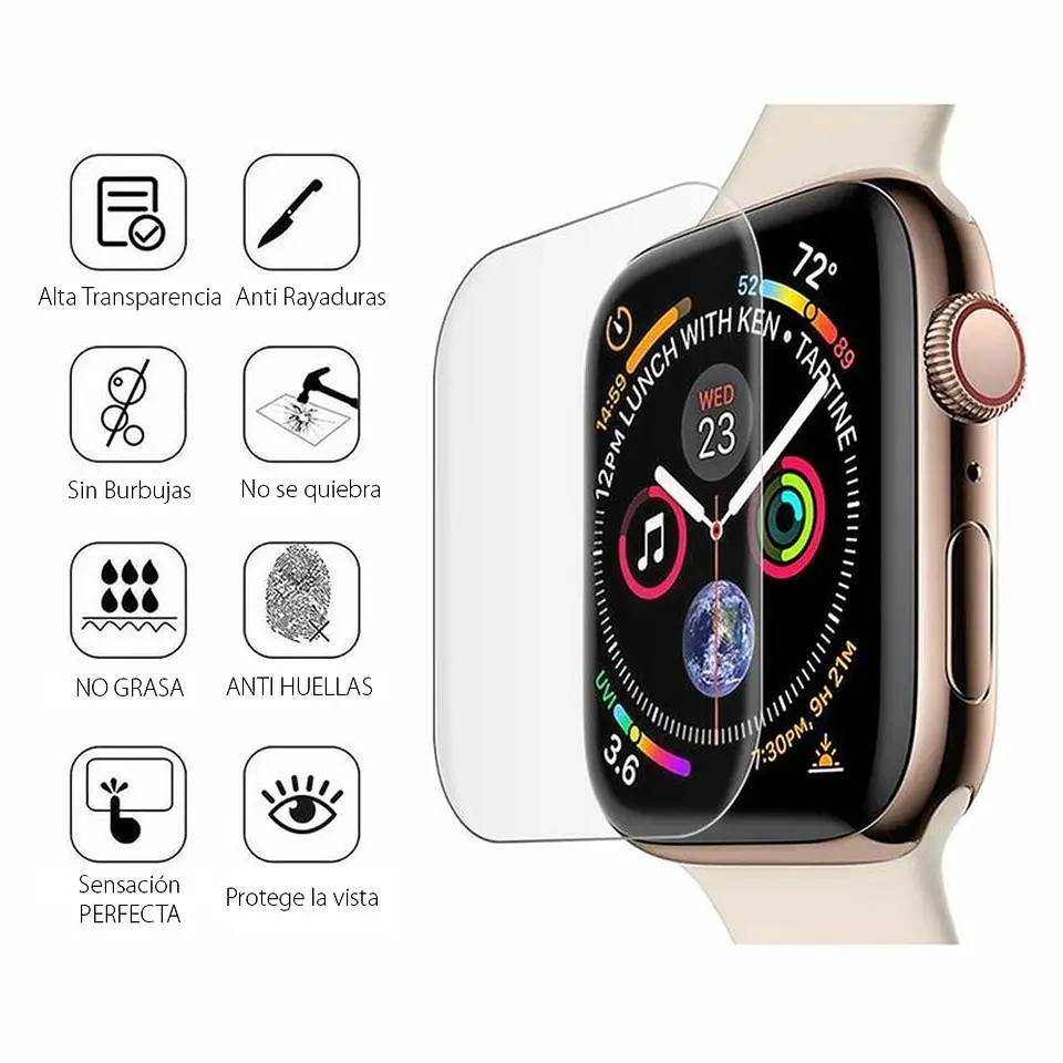 Lámina Protectora Hidrogel Apple Watch Ultra 2UN  4