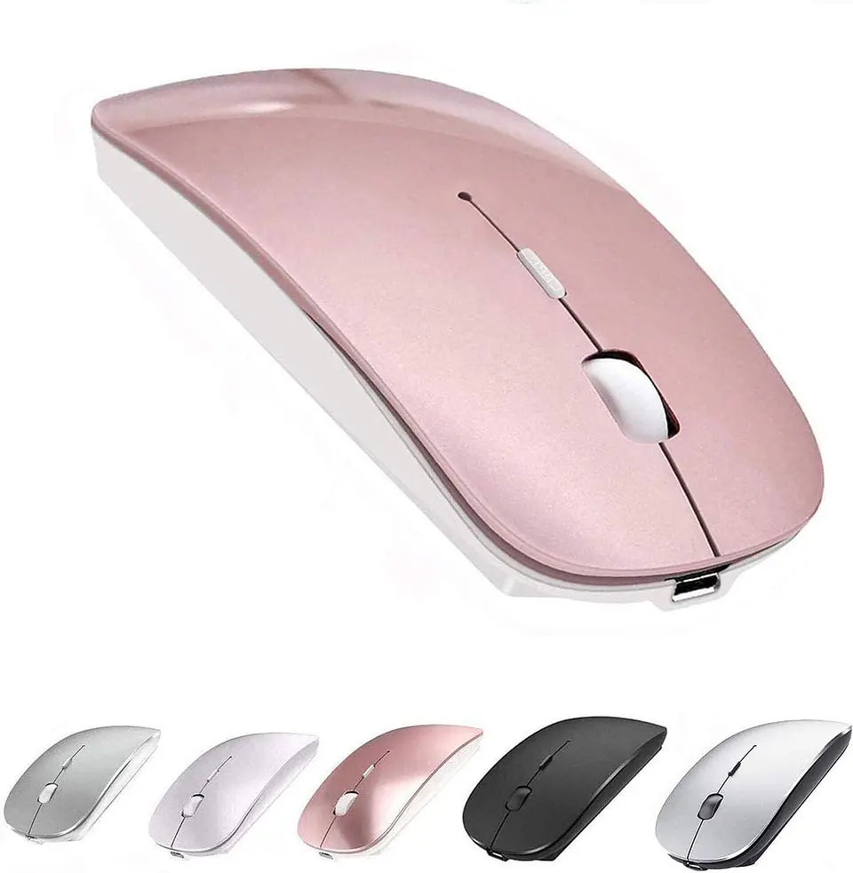 Mouse Inalambrico Bluetooth 2.4GHZ Recargable Para iPad Tablet PC Notebook 8