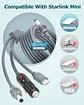 Cable de Carga 3 en 1 para Starlink Mini 3 Metros - Miniatura 6