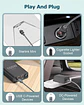 Cable de Carga 3 en 1 para Starlink Mini 3 Metros - Miniatura 4