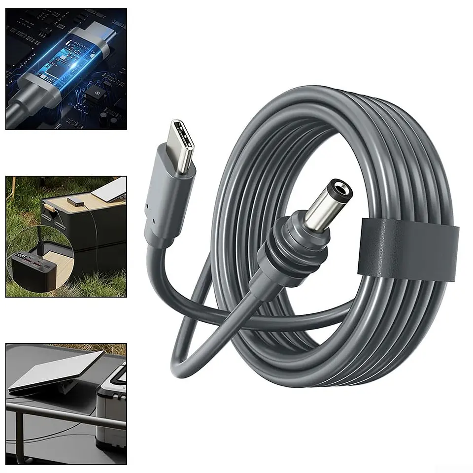Cable de Carga USB C Para Starlink Mini 2 Metros 3