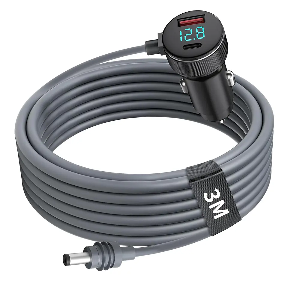 Cable de Carga DC Auto Para Starlink Mini 3 Metros 1