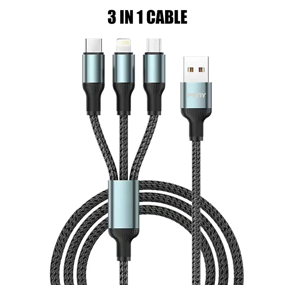 Cable de Carga PSNY 3 en 1 – 120W 1