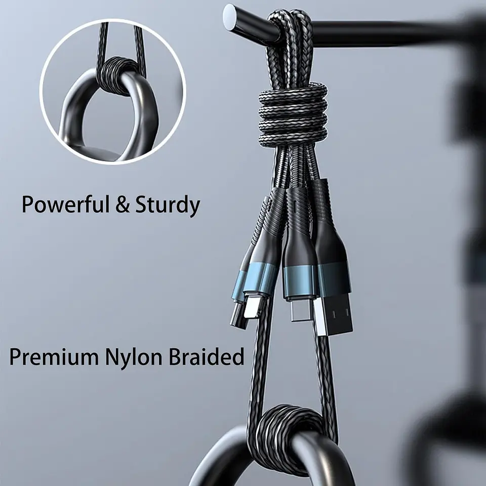 Cable de Carga PSNY 3 en 1 – 120W 5