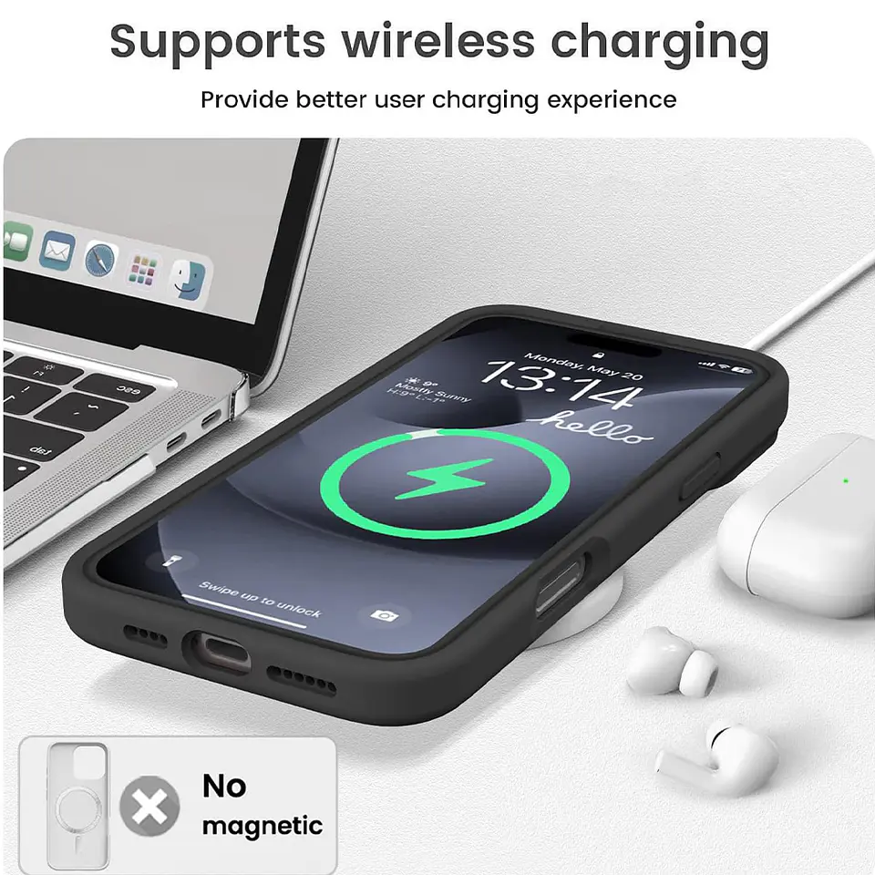 Carcasa Silicona para iPhone 16 / 16 Pro / 16 Pro Max 5