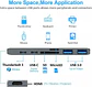 Adaptador Extensor Hub Usb 3.0 Tipo C 7 En 1 para Macbook Neo / Pro / Air M1 M2 M3 M4/M5 - Miniatura 5