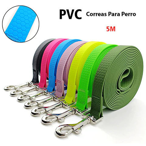 Correas Para Perro Impermeable de PVC 5 Metros