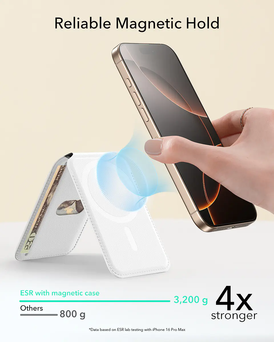 Tarjetero Magnético Para iPhone ESR Aura Wallet Stand 7