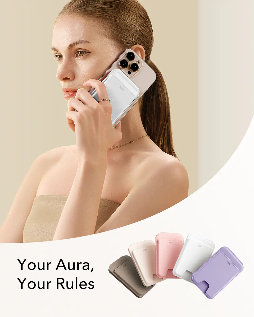 Tarjetero Magnético Para iPhone ESR Aura Wallet Stand 3