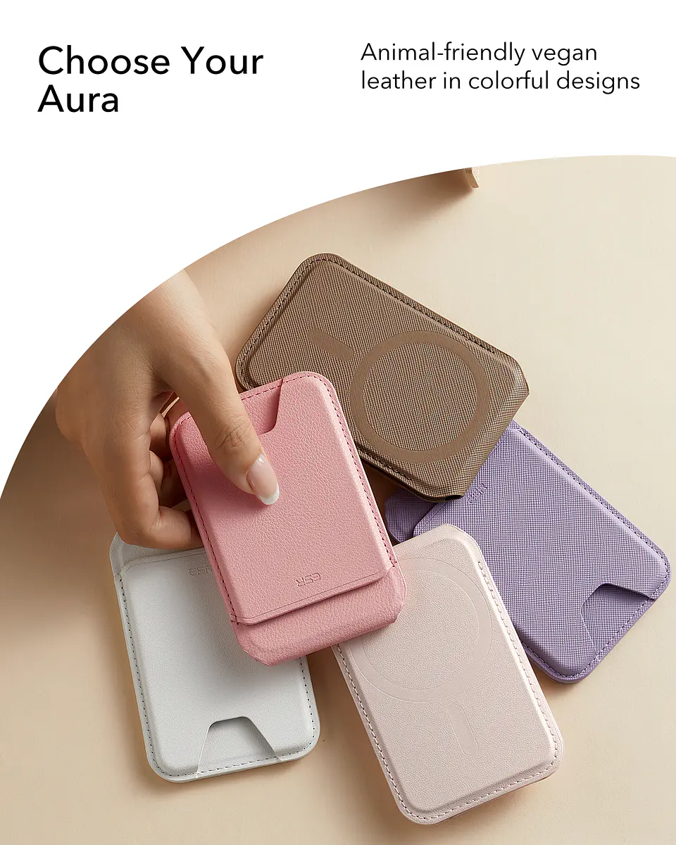 Tarjetero Magnético Para iPhone ESR Aura Wallet Stand 9