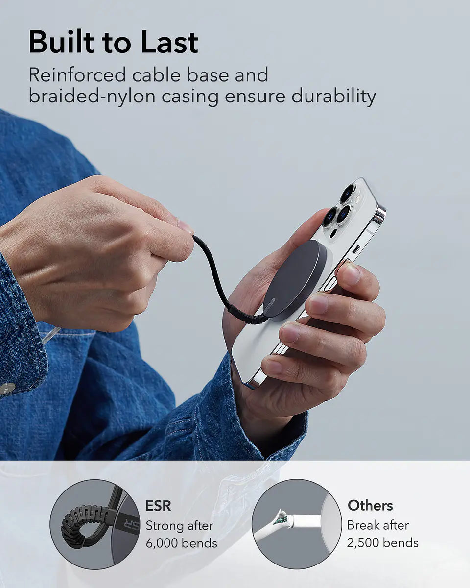 Cargador Inalámbrico ESR Mini Para iPhone Magnético 7