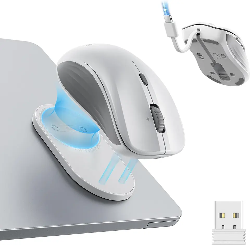 Mouse Inalámbrico ESR MagMouse para Macbook / iPad 2.4GHZ 11