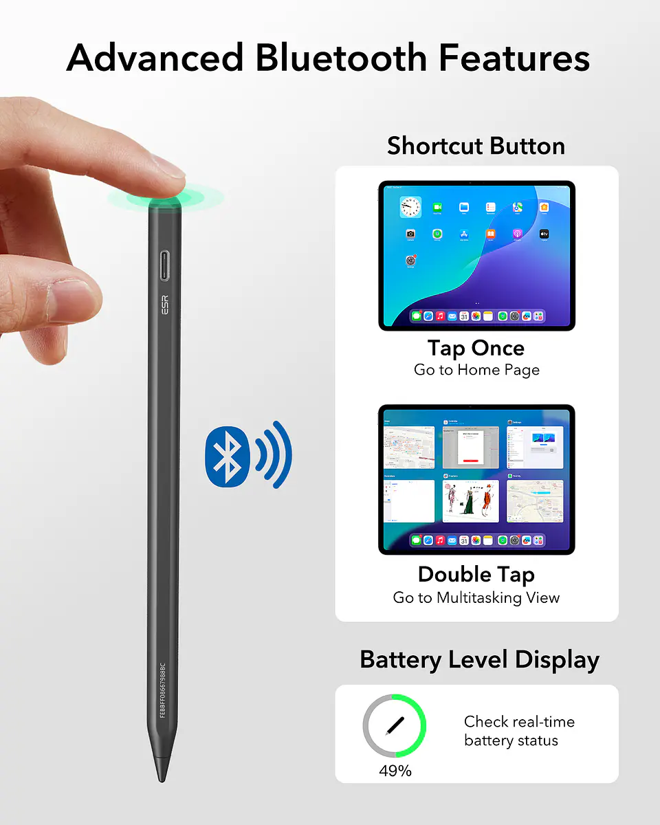  Pencil ESR Geo Digital Para iPad con Find My 4