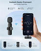 2 Pack Micrófono Inalámbrico Lavalier Para iPhone, iPad y Android - Miniatura 2