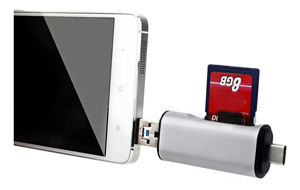 Adaptador Lector Tarjeta Sd Micro Sd A Usb Tipo C Micro Usb 3